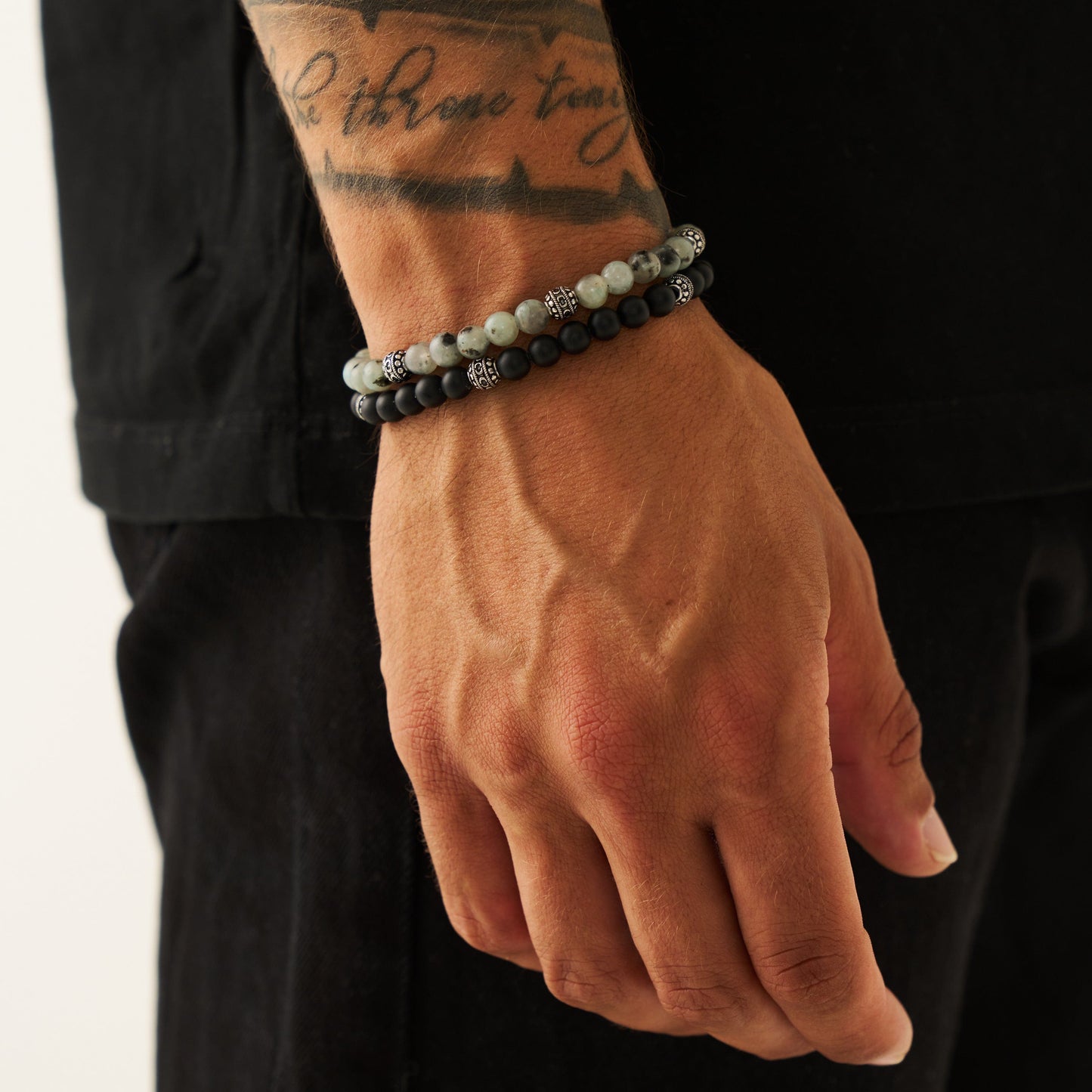 Kiwi Steen Armband (Zilver)