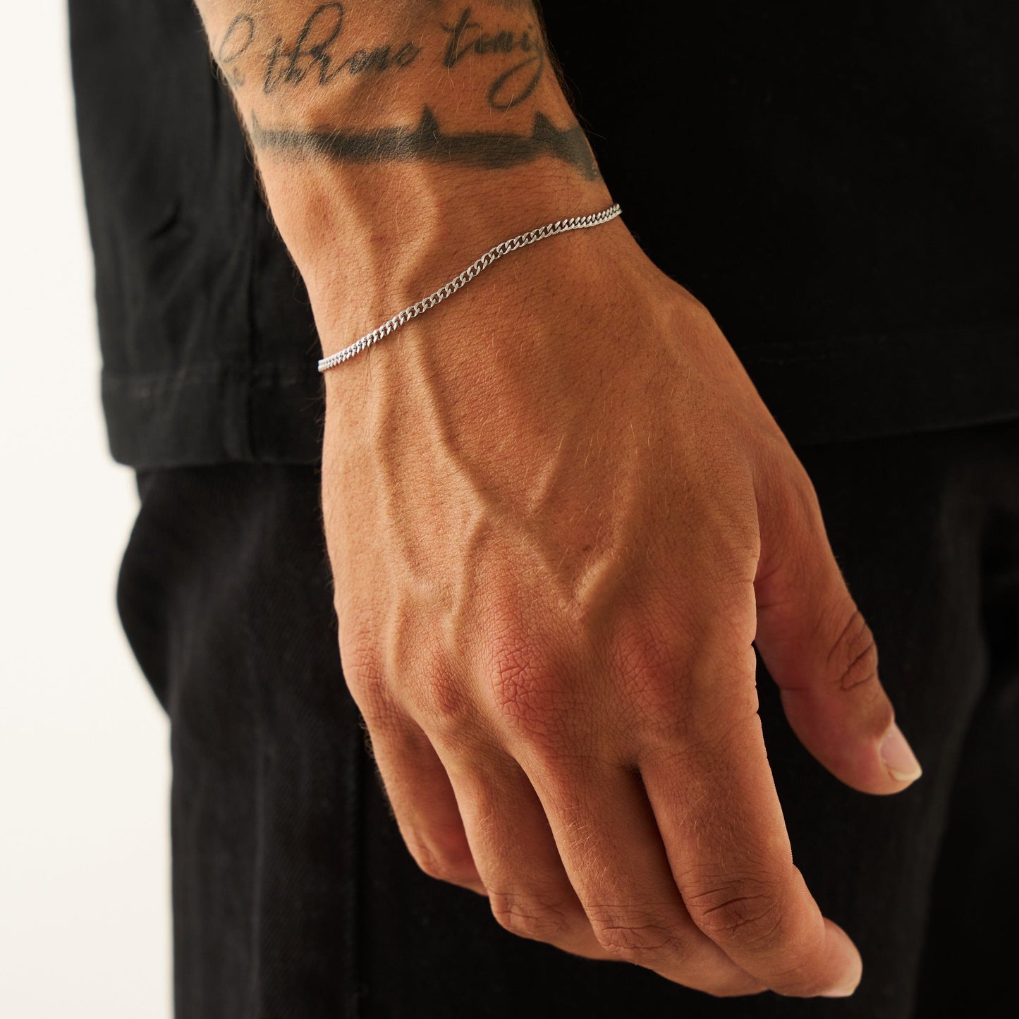 Connell Armband (Zilver) 2mm