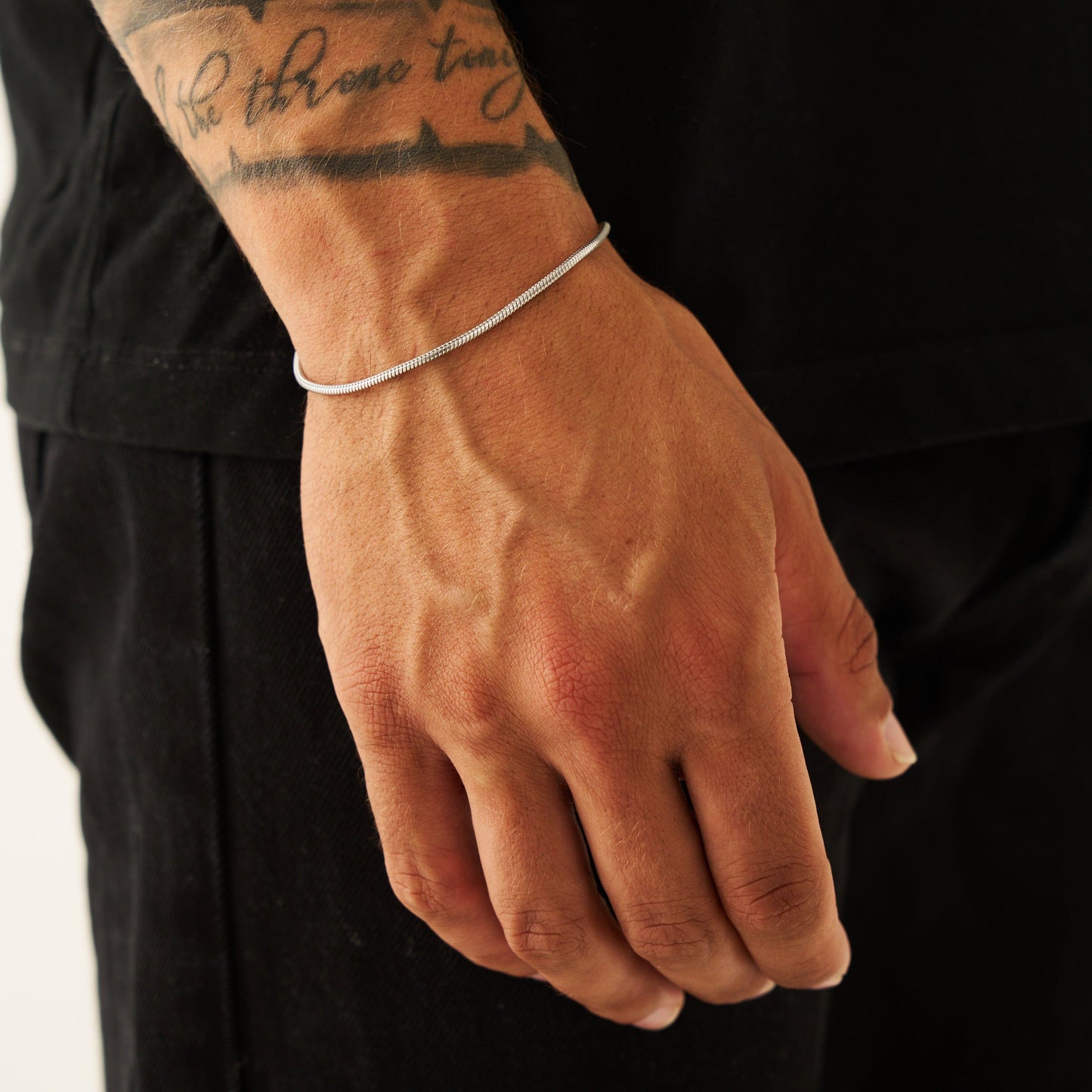 Slangenarmband (Zilver) 2mm