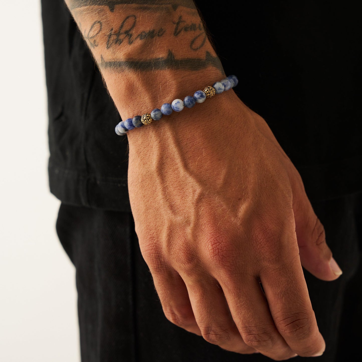 Sodaliet Steen Armband (Goud)