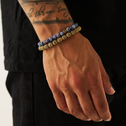 Kiwi Steen Armband (Goud)