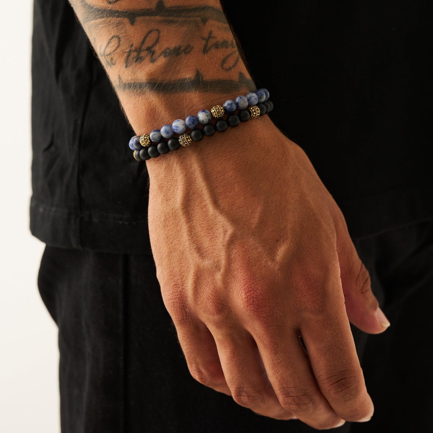 Sodaliet Steen Armband (Goud)
