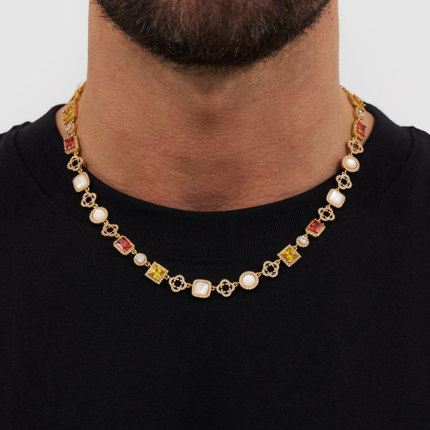 Iced Gemstone Set (Goud)