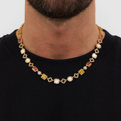 Iced Gemstone Set (Goud)