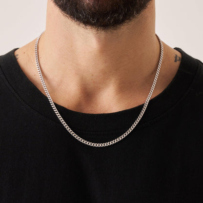 Cubaans (Sterling Zilver) 4mm