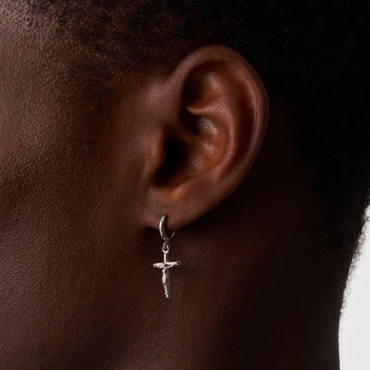 Kruis Earring (Zilver)