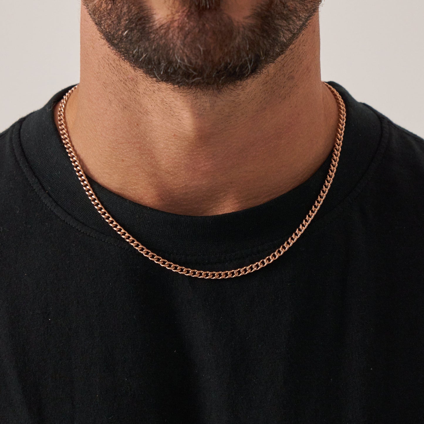 Cubaans (Roze Goud) 4mm