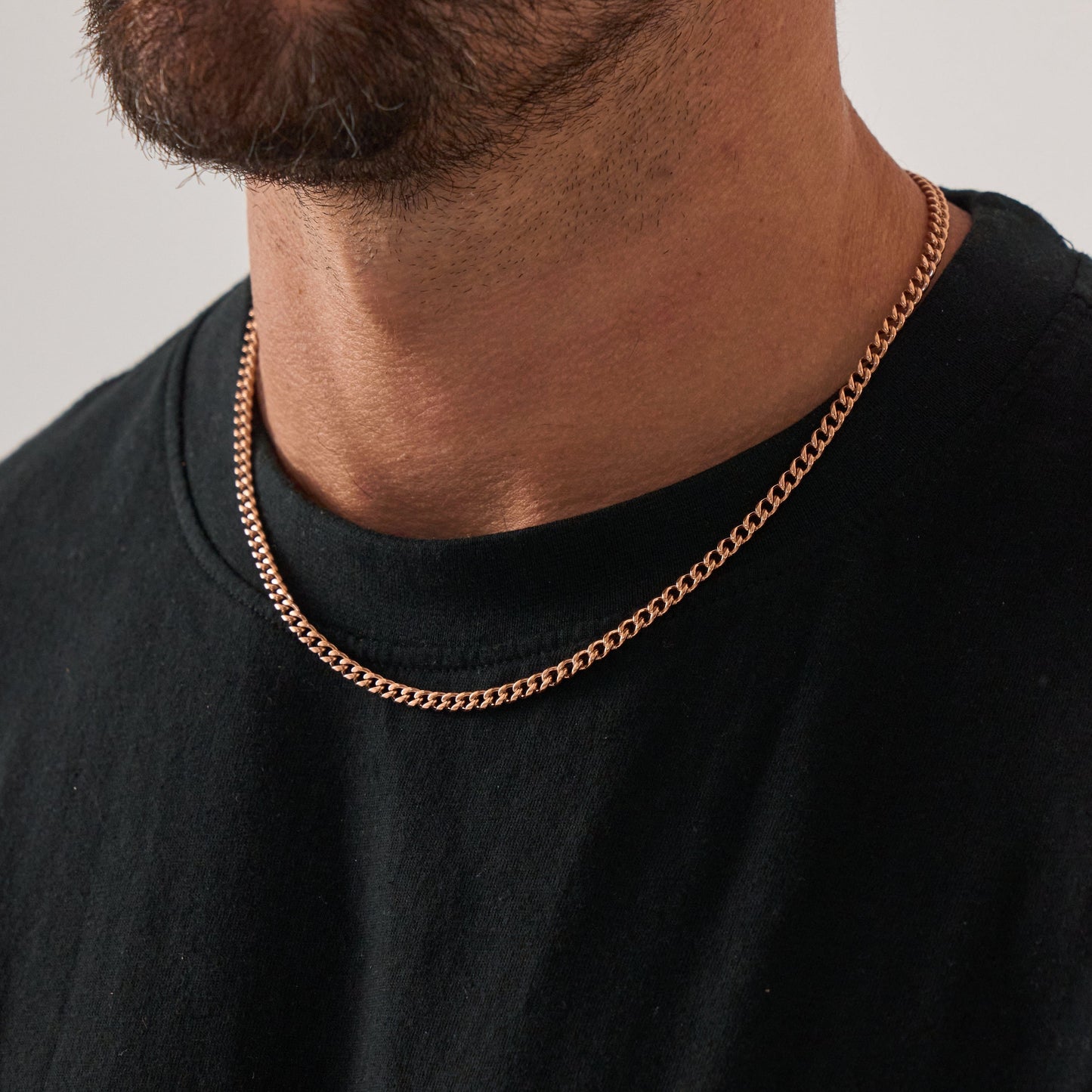 Cubaans (Roze Goud) 4mm