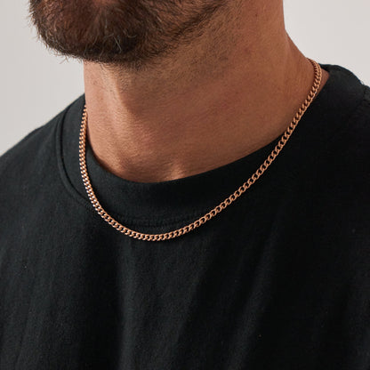 Cubaans (Roze Goud) 4mm