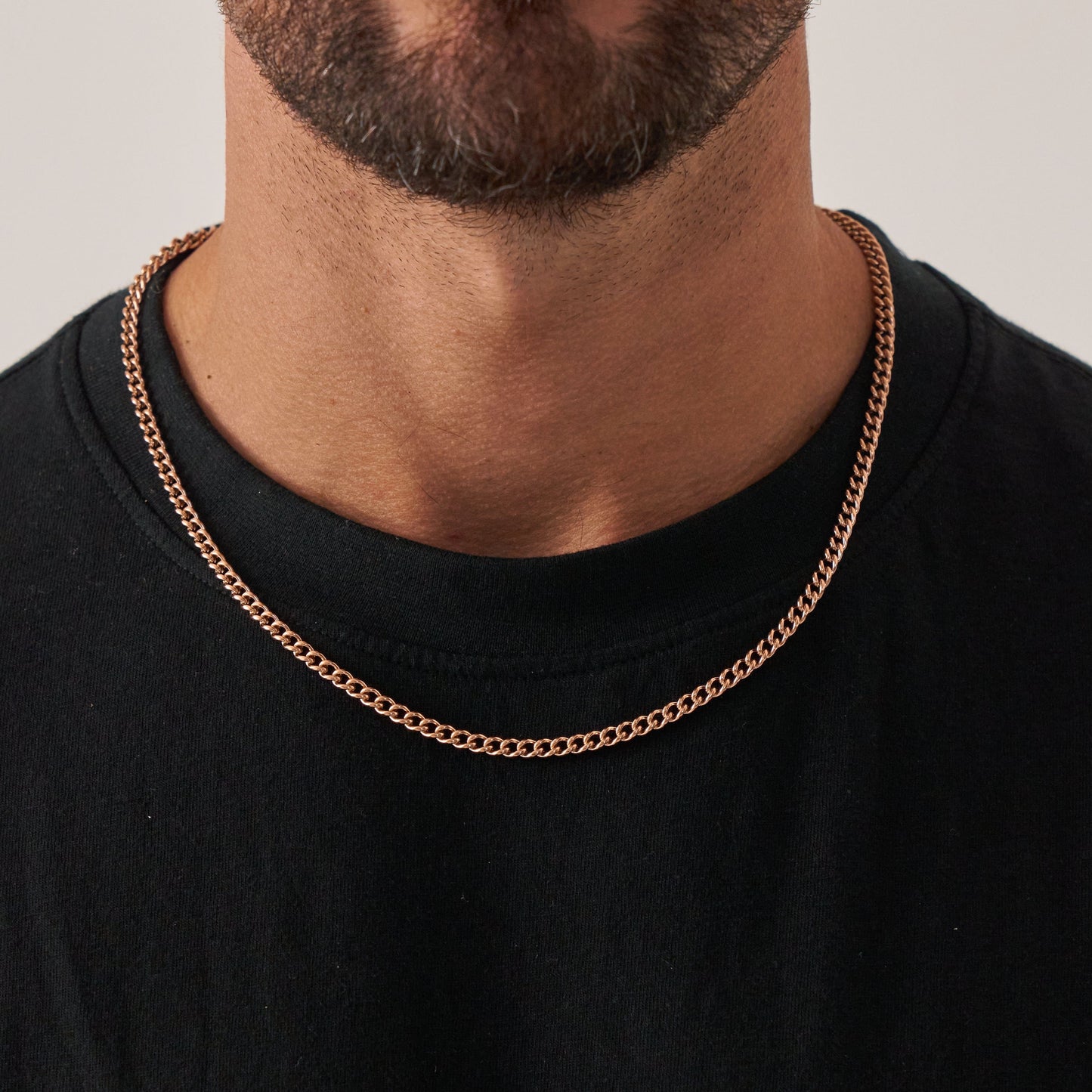 Cubaans (Roze Goud) 4mm