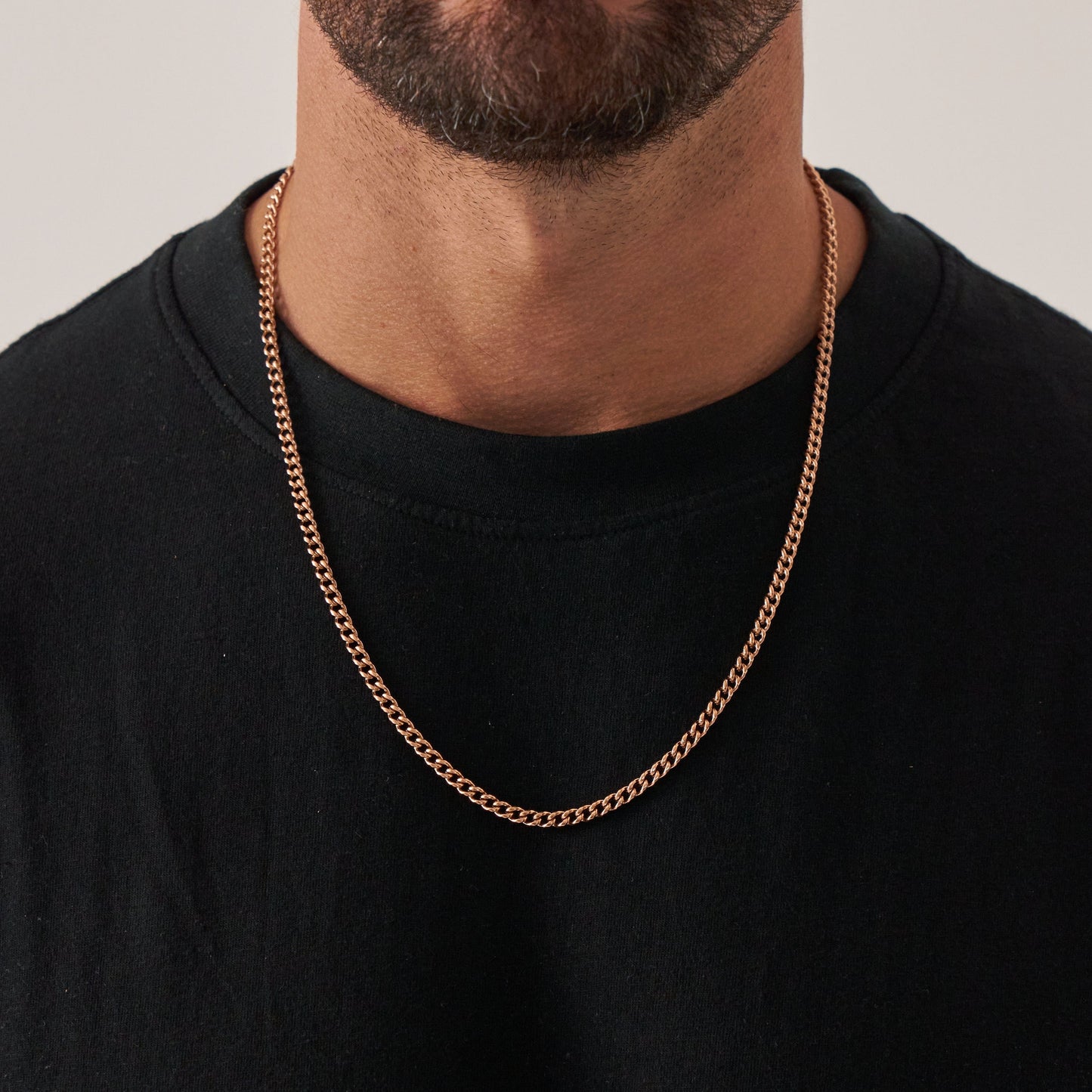 Cubaans (Roze Goud) 4mm