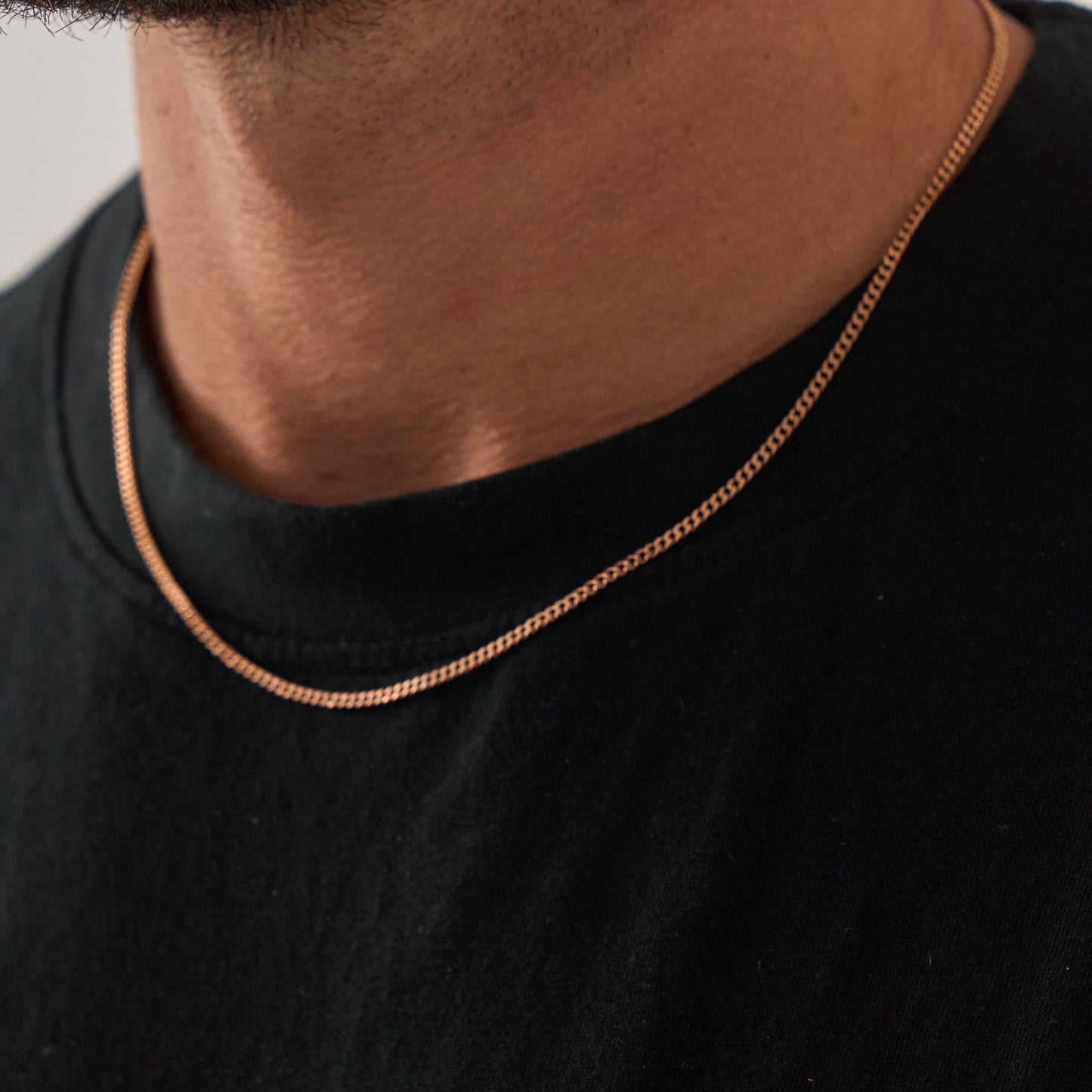Connell Ketting (Roze Goud) 2mm