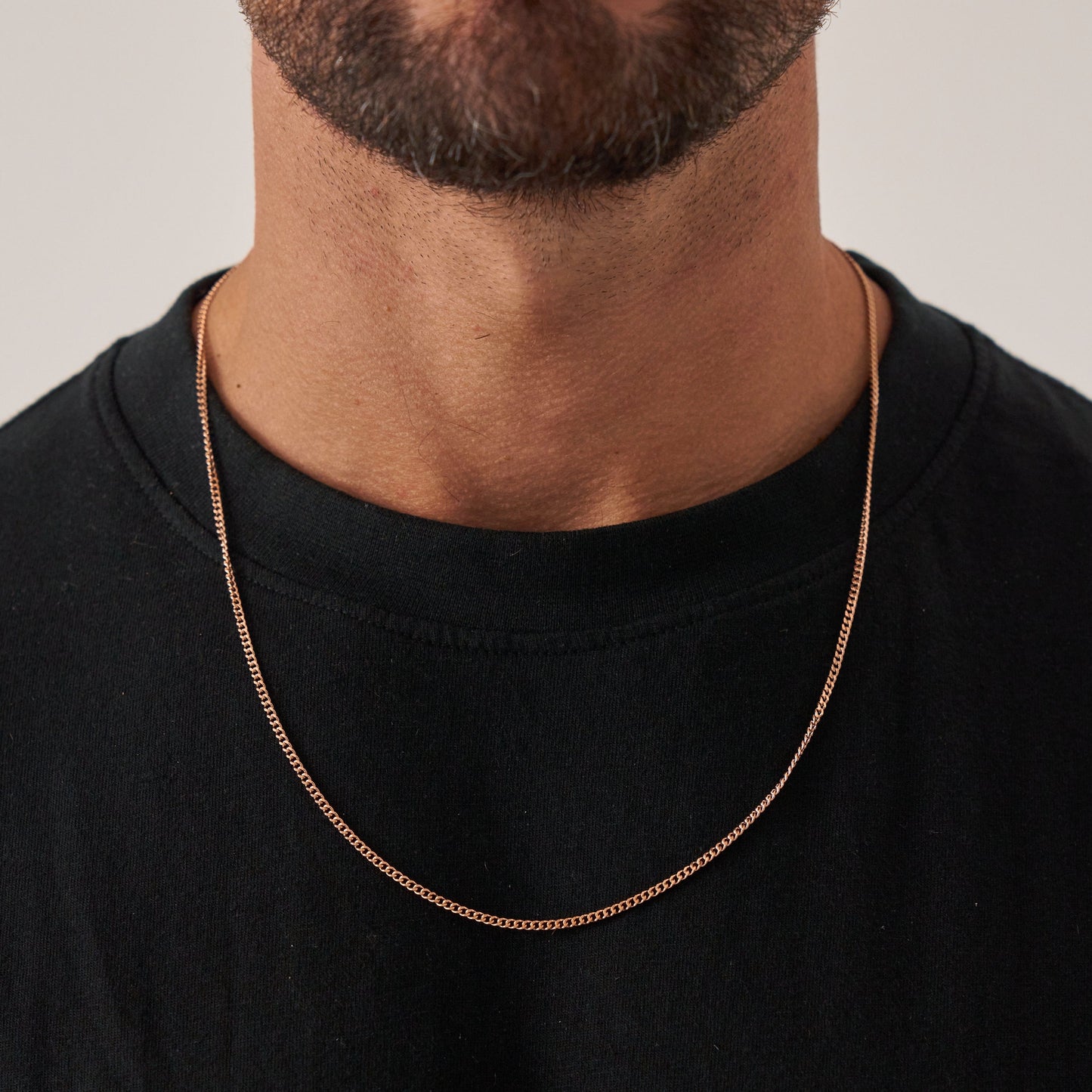 Connell Ketting (Roze Goud) 2mm