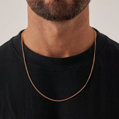 Connell Ketting (Roze Goud) 2mm
