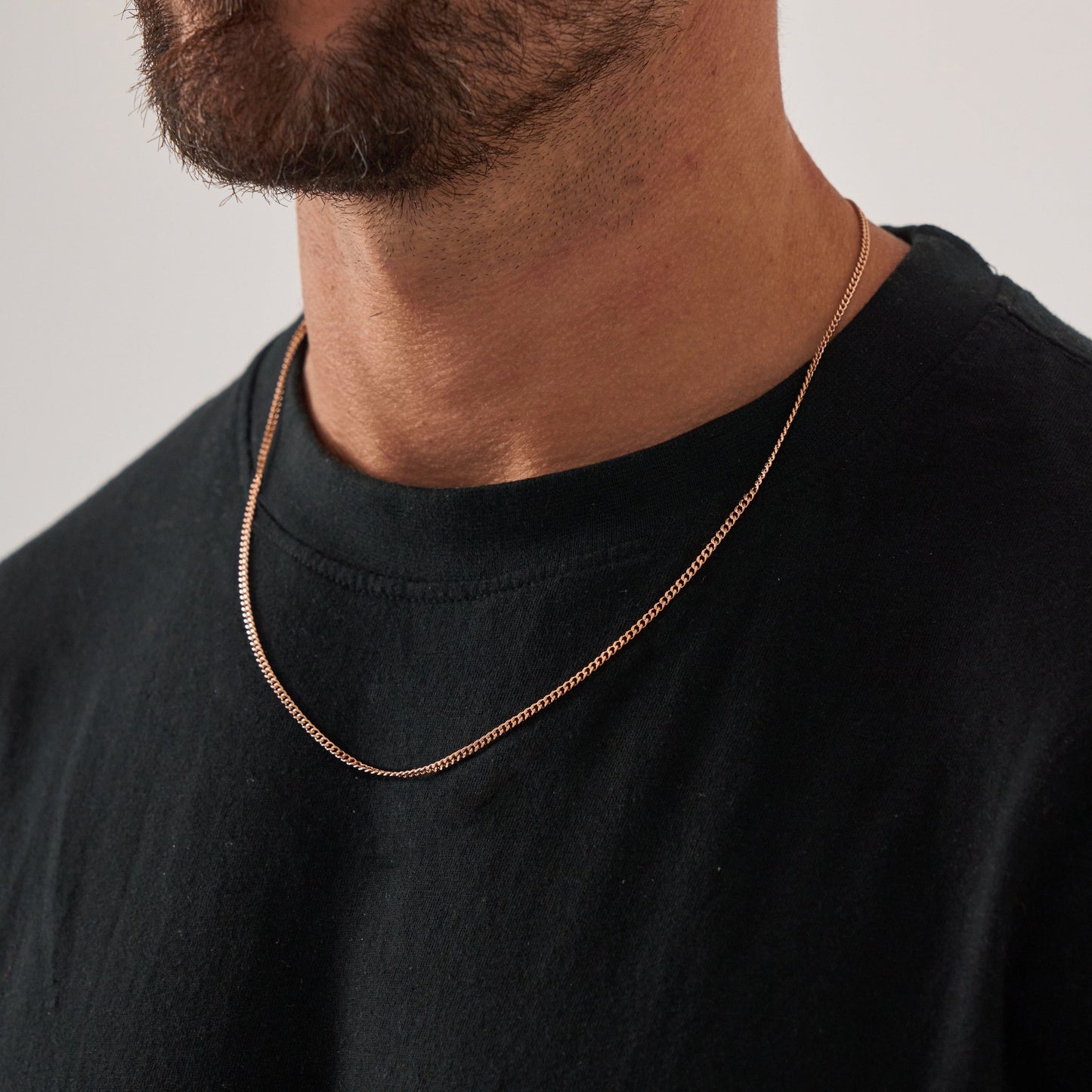 Connell Ketting (Roze Goud) 2mm