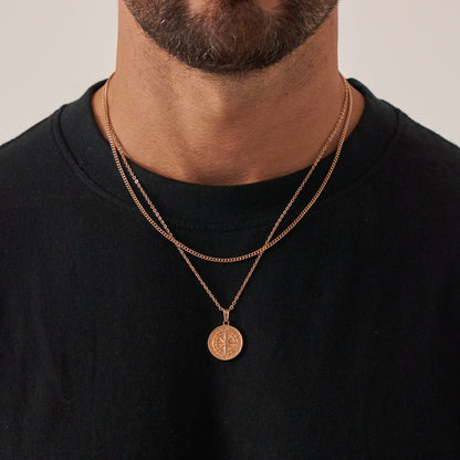 Compass en Connell Set (Roze Goud)