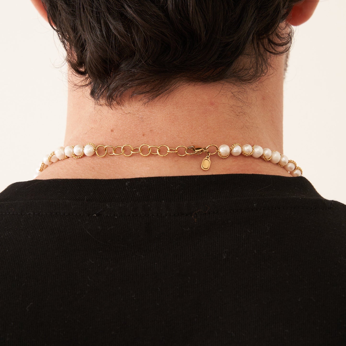 Ketting Wrap Echte Parel Necklace (Goud)
