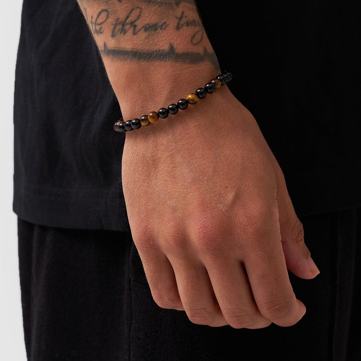 Tiger's Eye Obsidian Kralenarmband