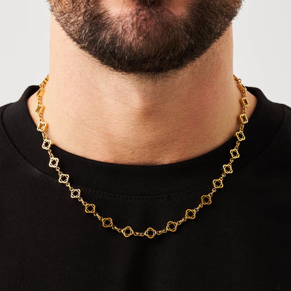 Clover Link Ketting (Goud)