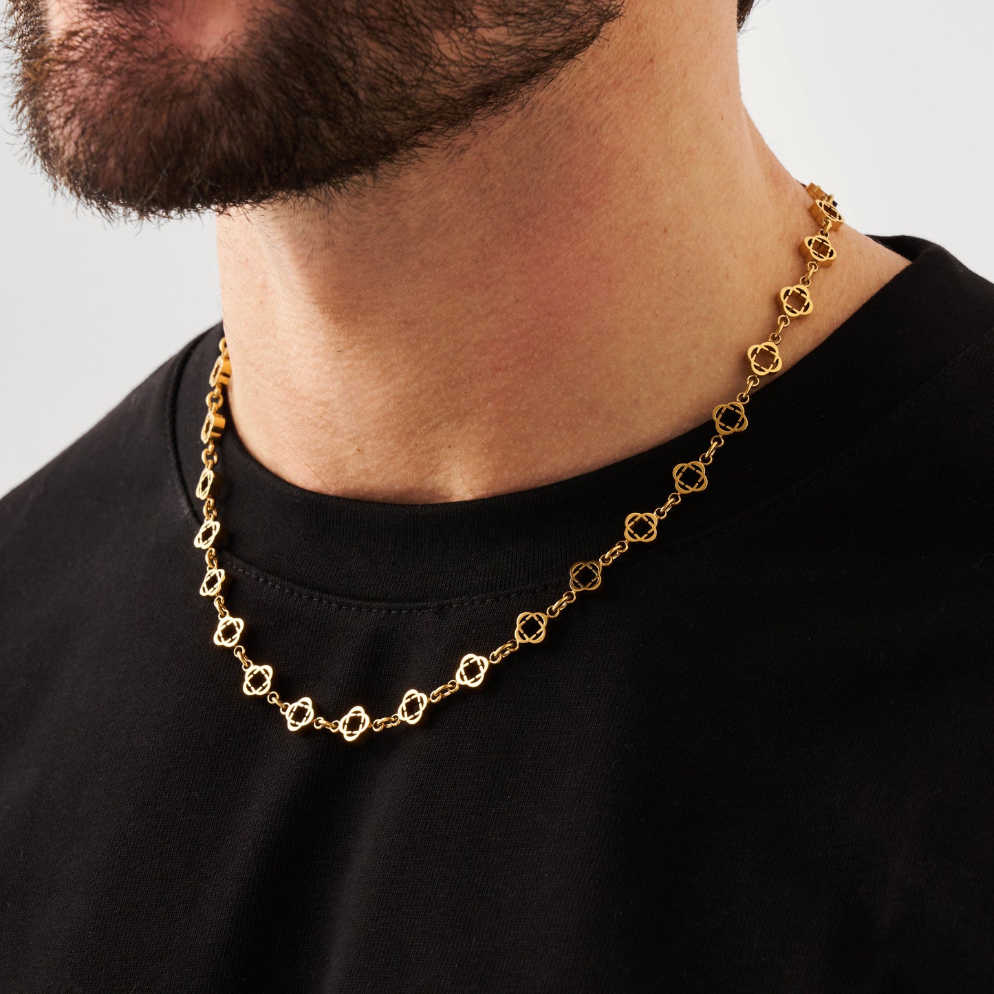 Clover Link Ketting (Goud)