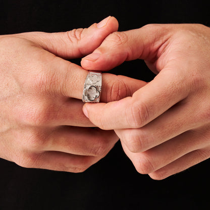Clover Sovereign Ring (Zilver)