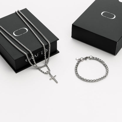 Cross Gift Set (Zilver)