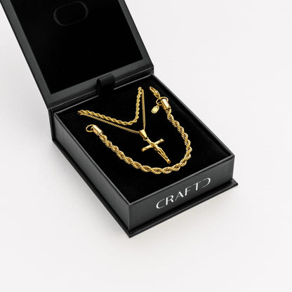 Kruisbeeld Cadeauset (Goud)