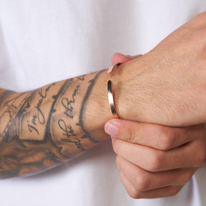 Klassieke Cuff 3mm (Roze Goud)