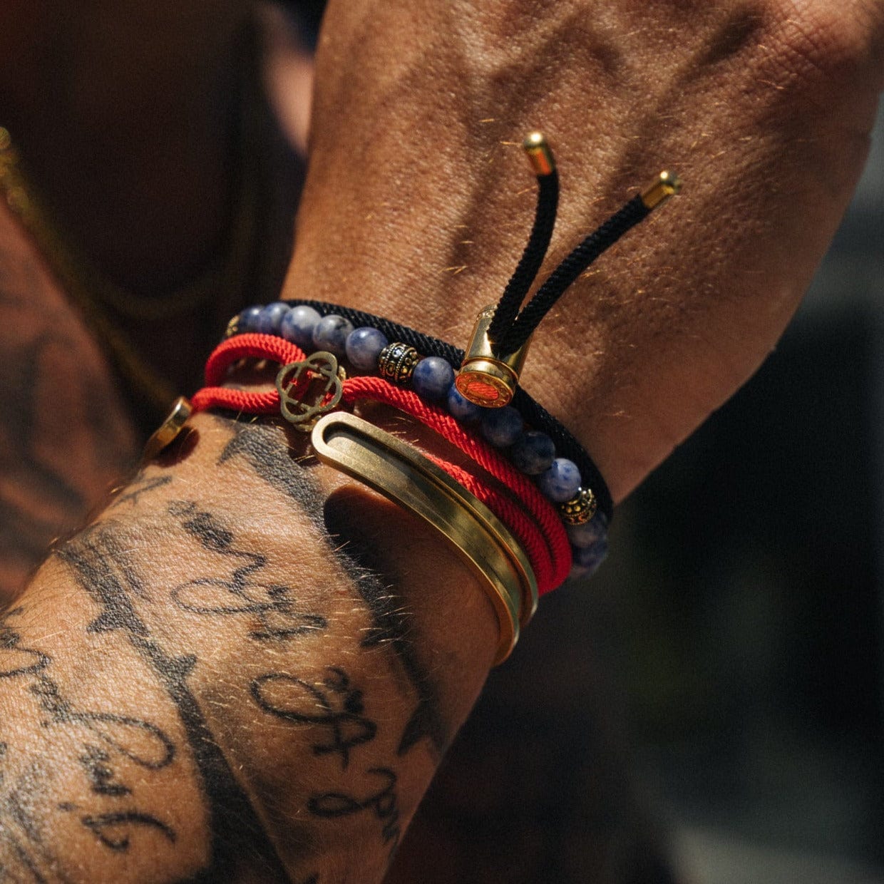 Sodaliet Steen Armband (Goud)