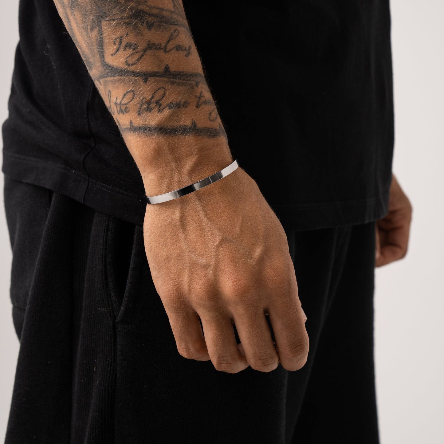 Klassieke Cuff 5mm (Zilver)
