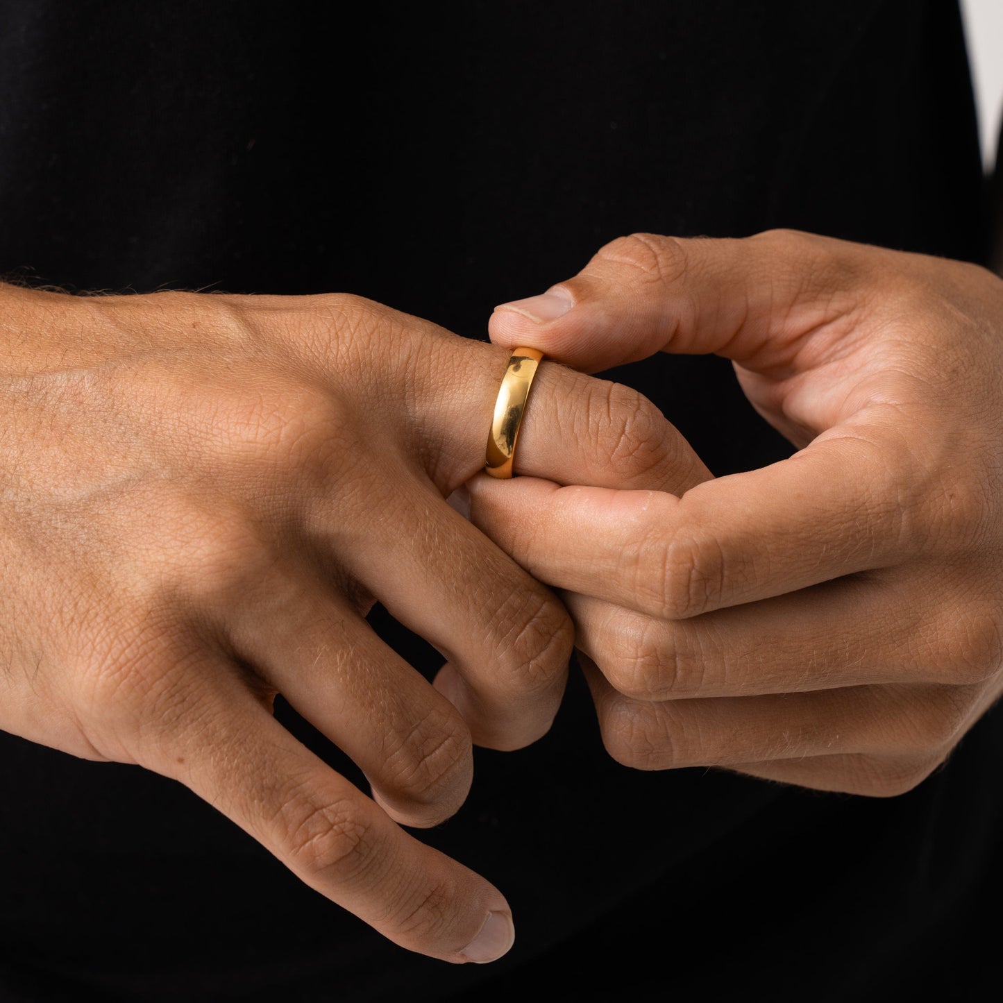 Ronde Band Ring (Goud) 5mm