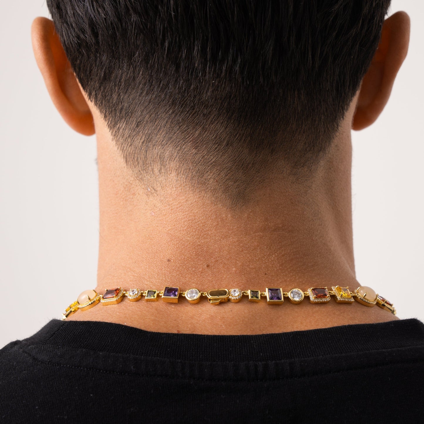 Edelstenen Ketting (Goud)