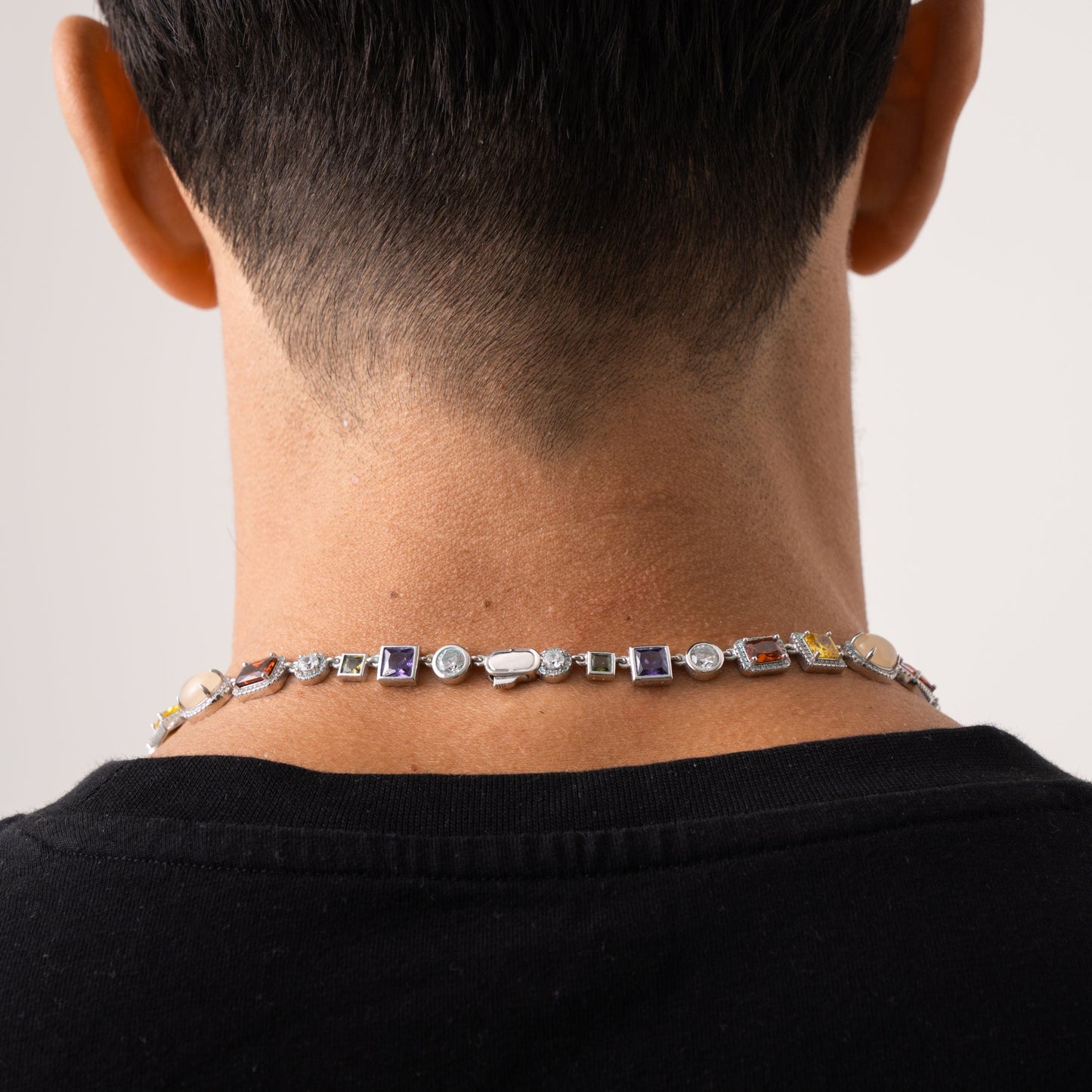 Edelsteen Ketting (Zilver)