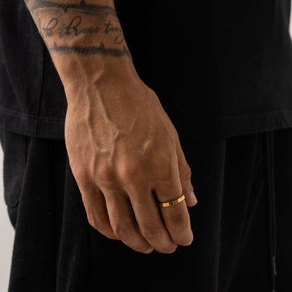 Platte Bandring (Goud) 3mm