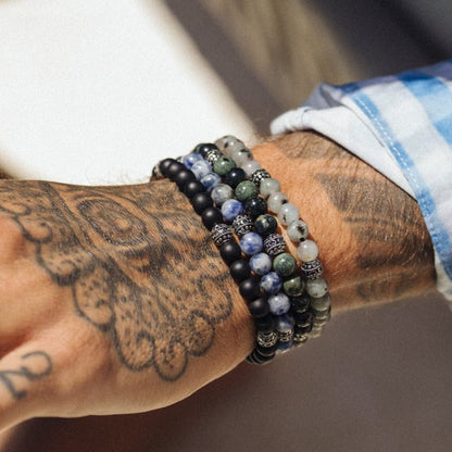 Kiwi Steen Armband (Zilver)