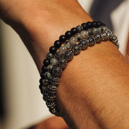 Kiwi Steen Armband (Zilver)