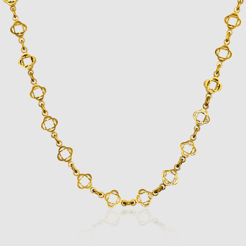 Clover Link Ketting (Goud)