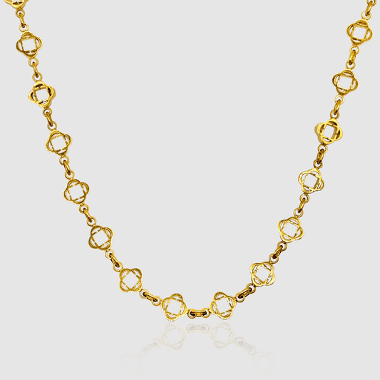 Clover Link Ketting (Goud)