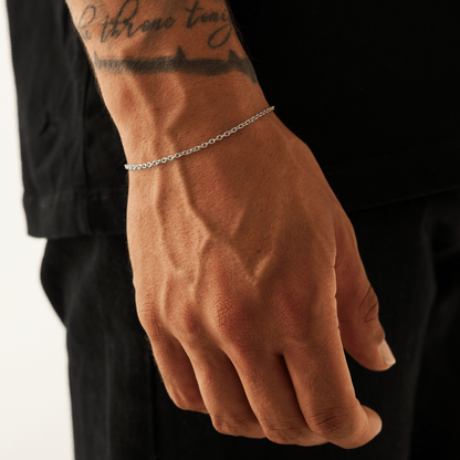 Kabelarmband (Zilver) 2mm