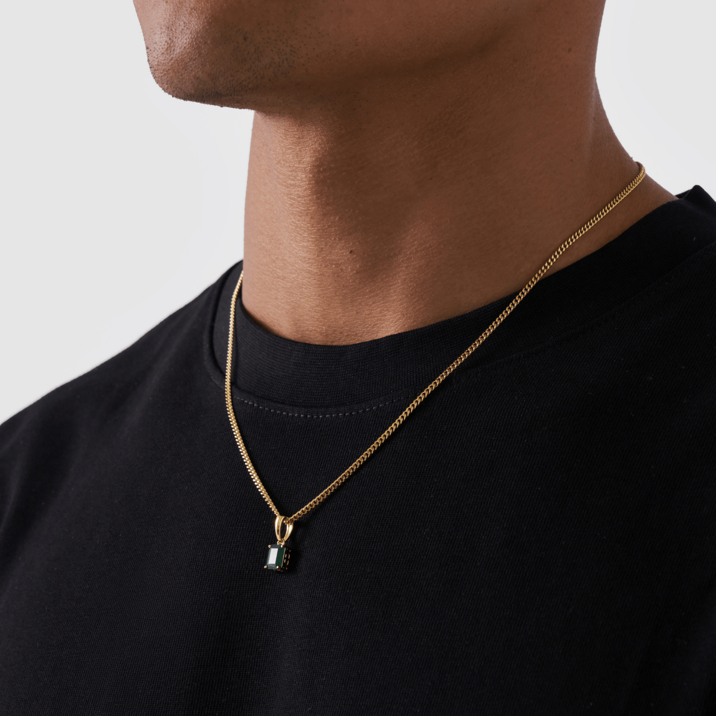 Smaragdstenen Hanger (Goud)