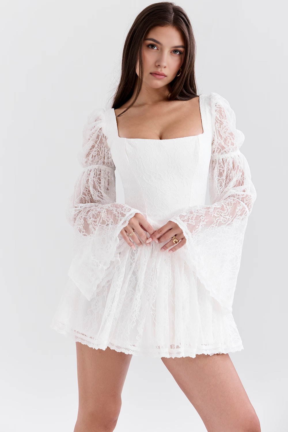 Lang Mouw Jurk Rosalia