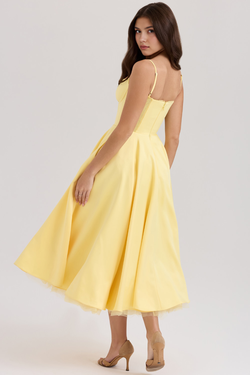 Midi-jurk Cloe - Dubbele Laag.