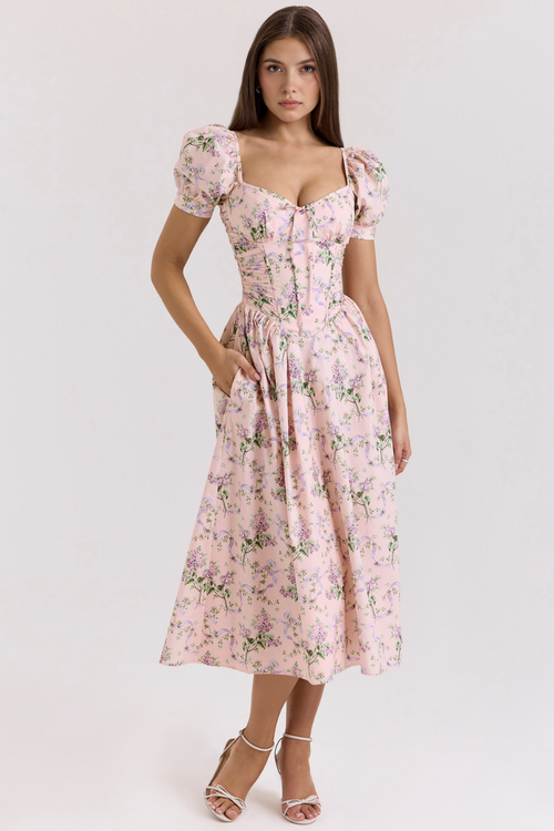 Cássia Bustier Jurk