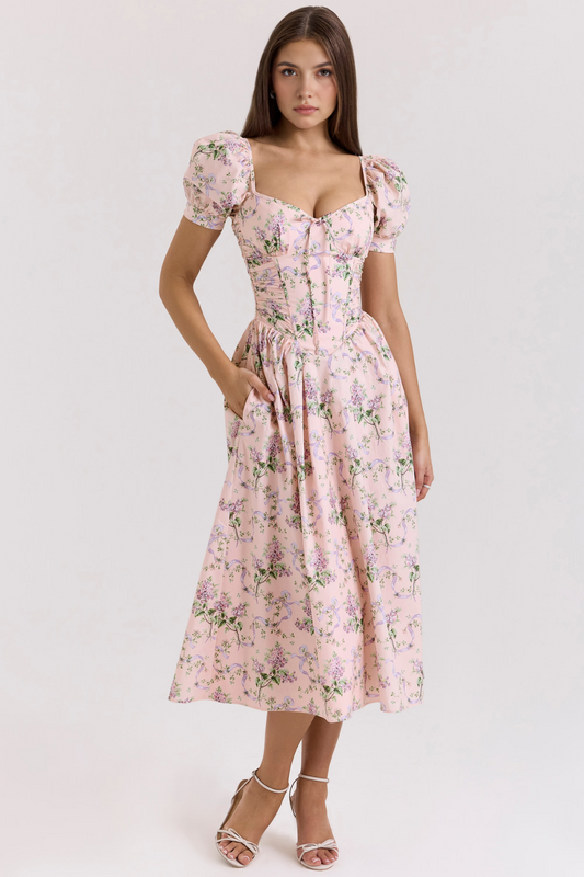 Cássia Bustier Jurk