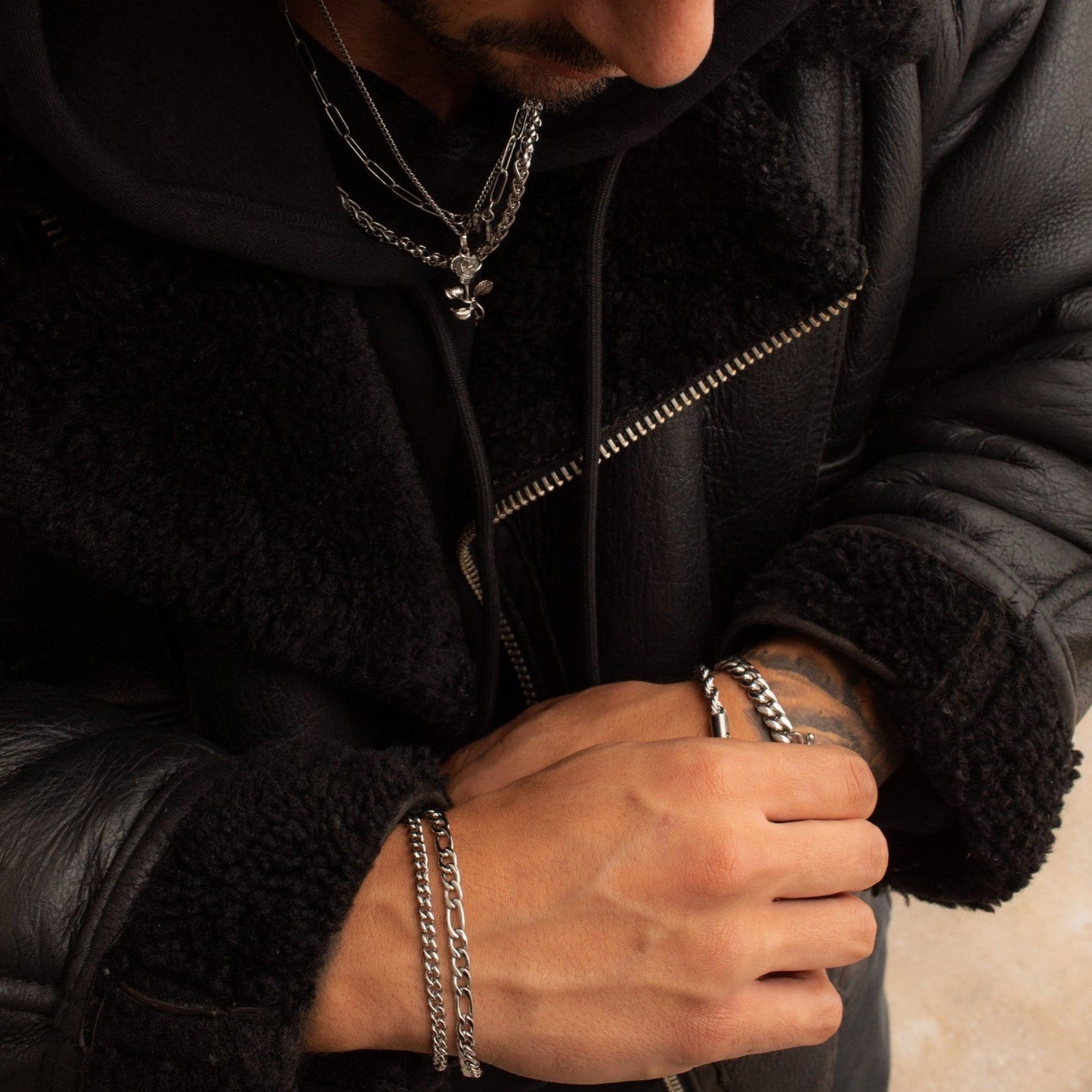 Figaro Armband (Zilver) 5mm