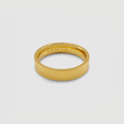 Platte Bandring (Goud) 5mm