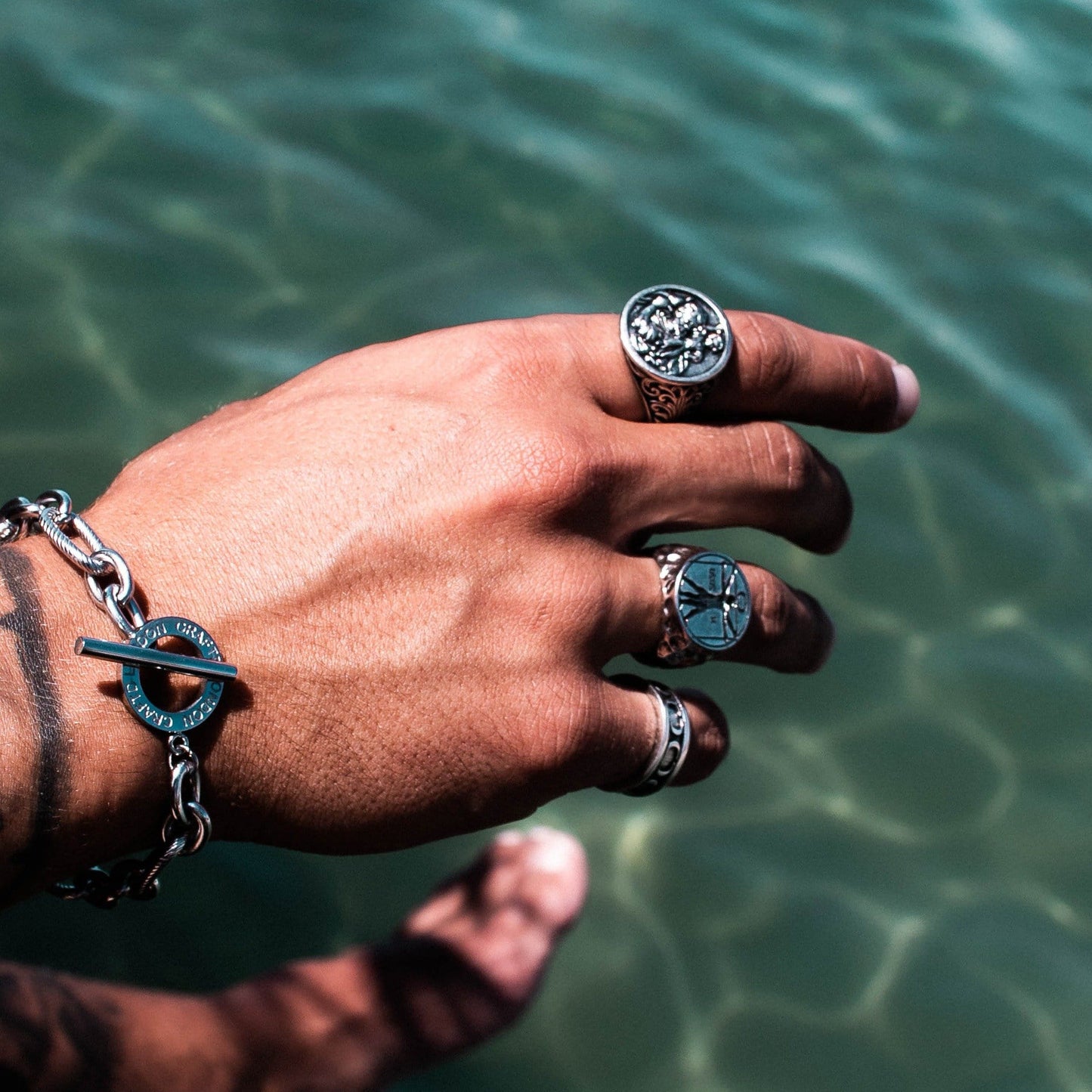 St. Christopher Ring (Zilver)