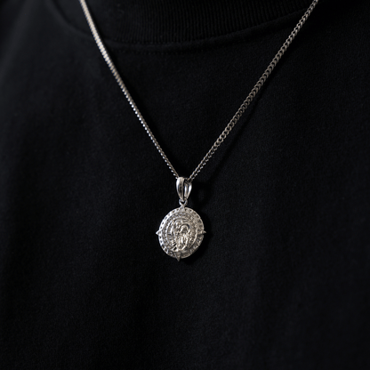 Iced St Christopher (Zilver)