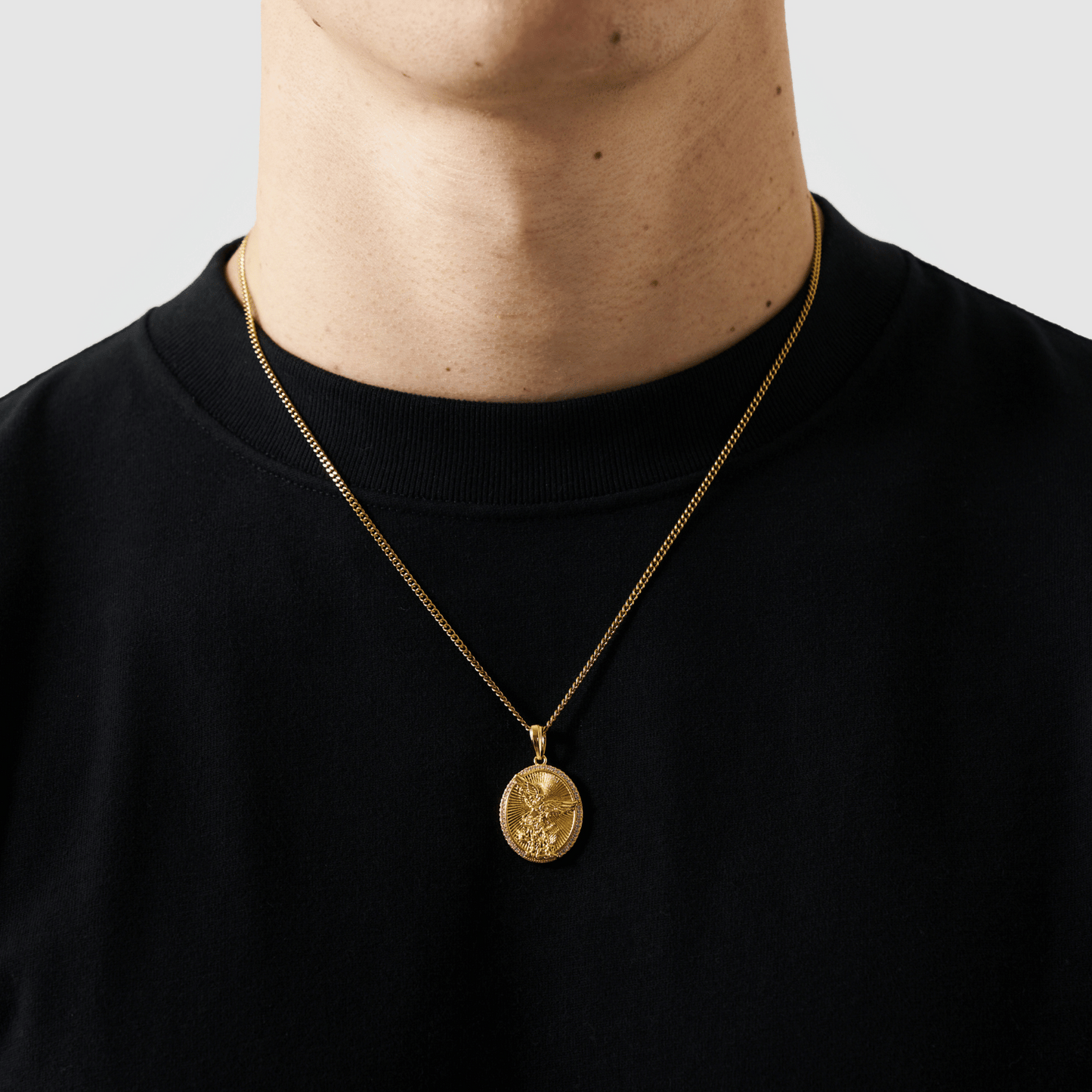 Iced St Michael (Goud)