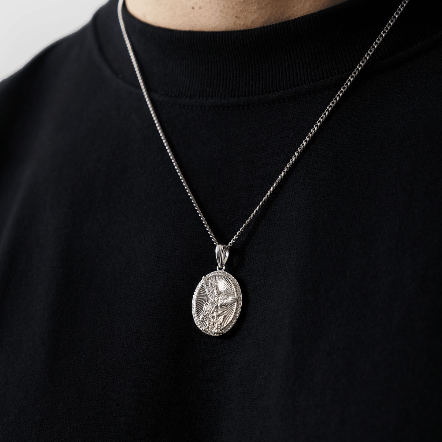 Iced St Michael (Zilver)